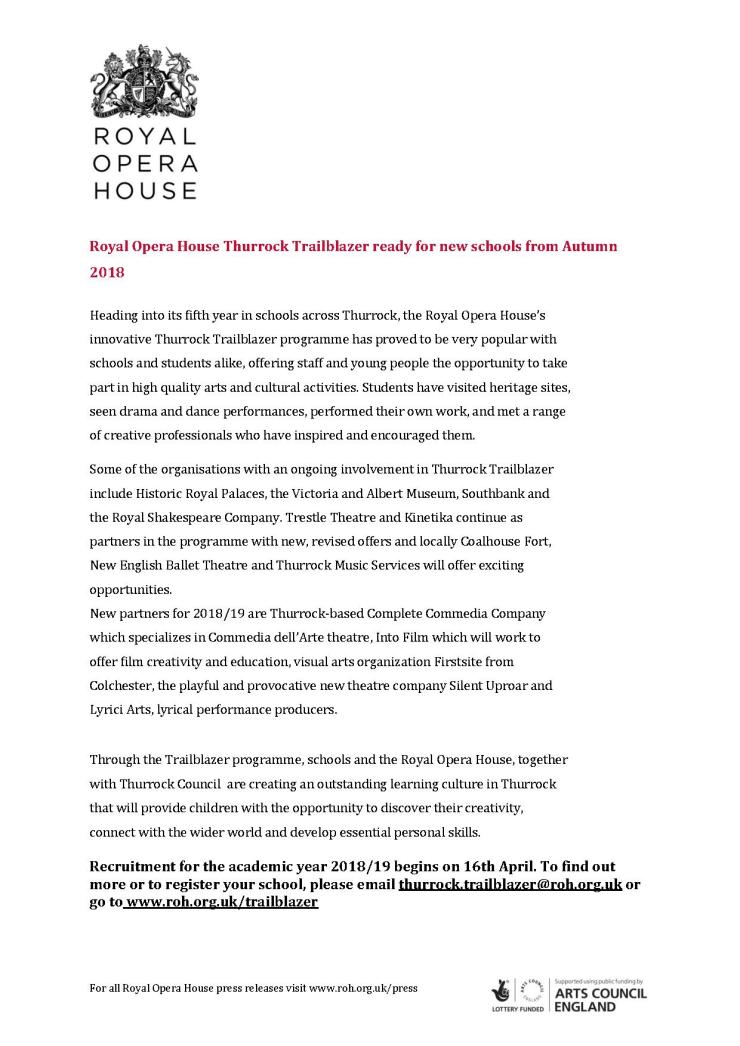 ROH Trailblazes, 19.4.18