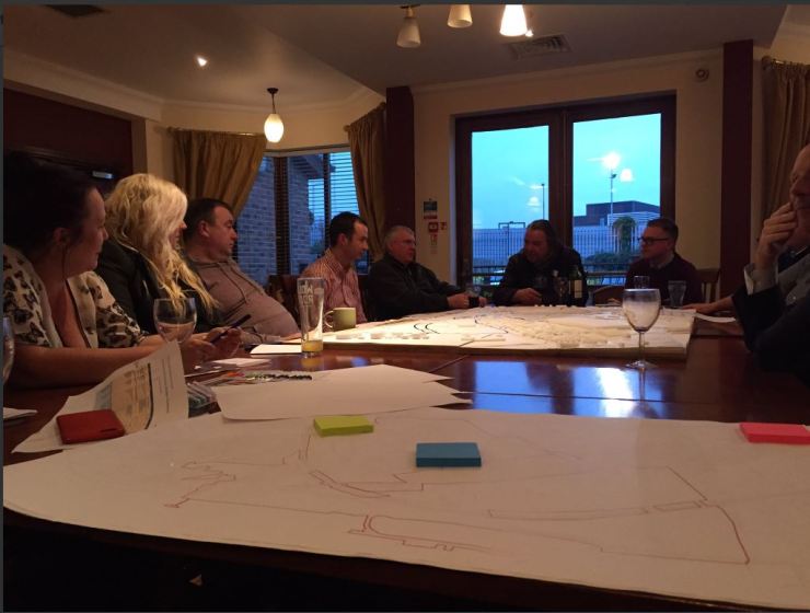 16.04.11 Design workshop with local businesses at The Fleet