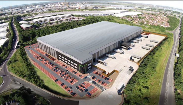 Bluelands Quarry proposed aerial