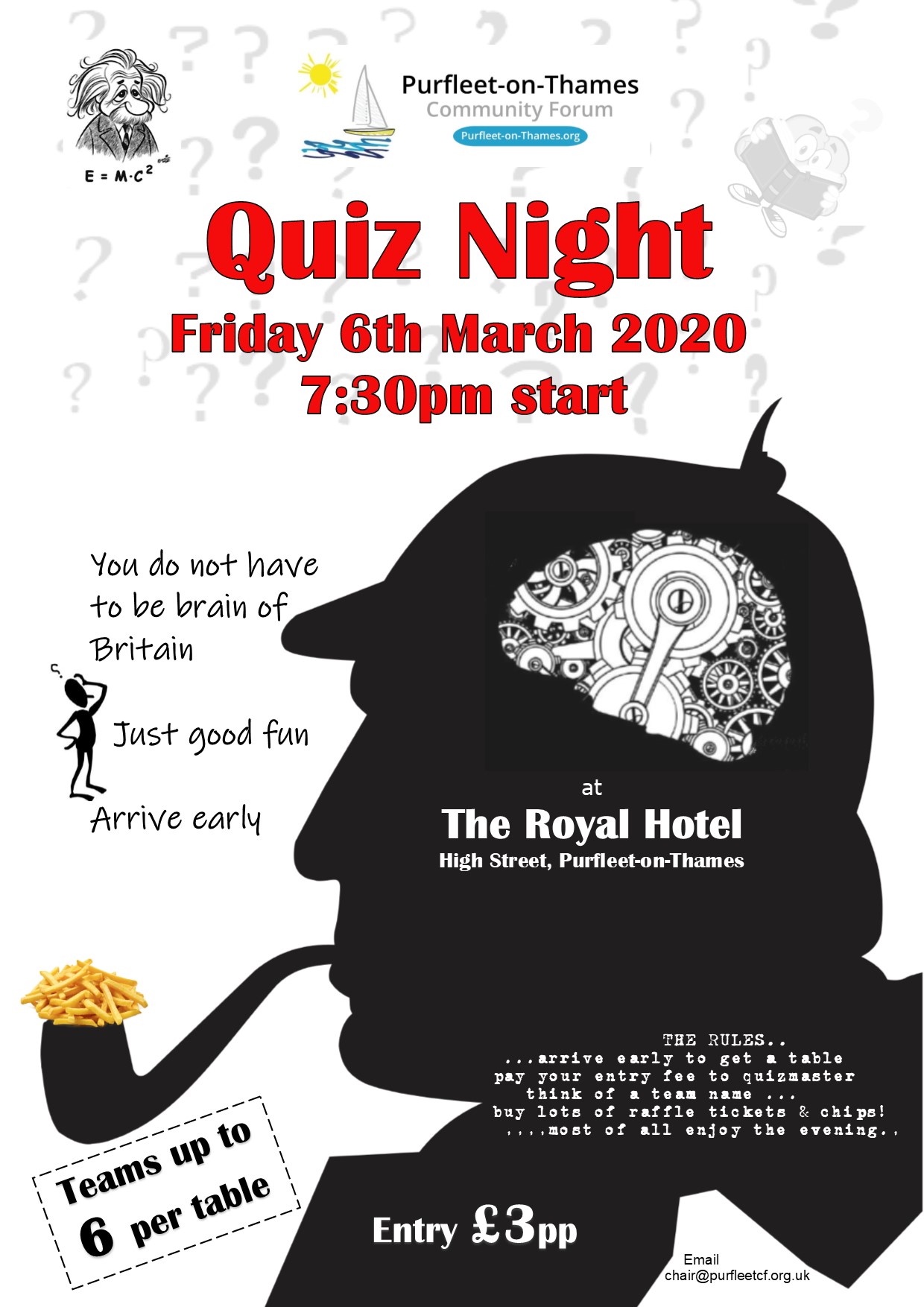 20.03.06 quiz night at the Royal