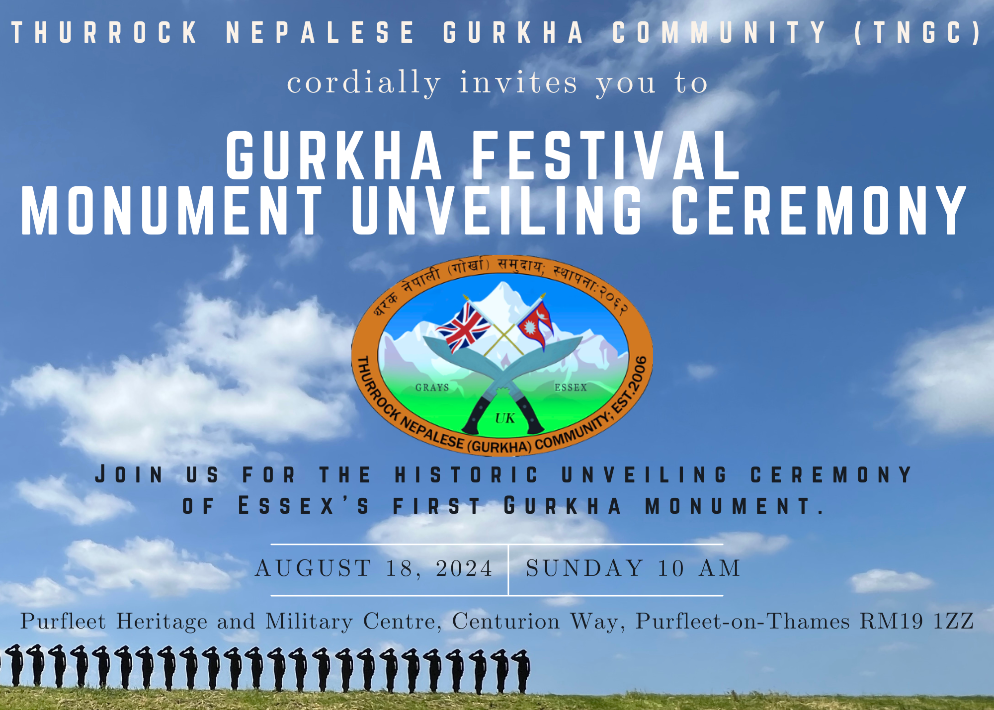 24.08.18 Gurkha monument unveiling